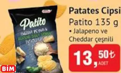 PATİTO PATATES CİPSİ PATİTO PATATES CİPSİ